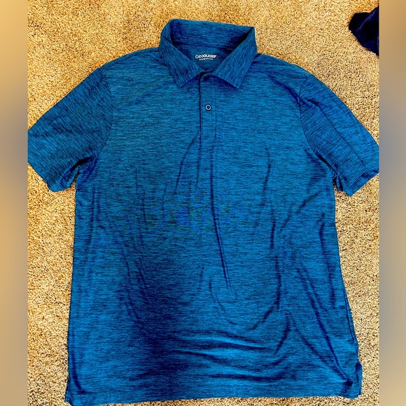 coolkeep Shirts Mens Short Sleeve Blue Polo Poshmark